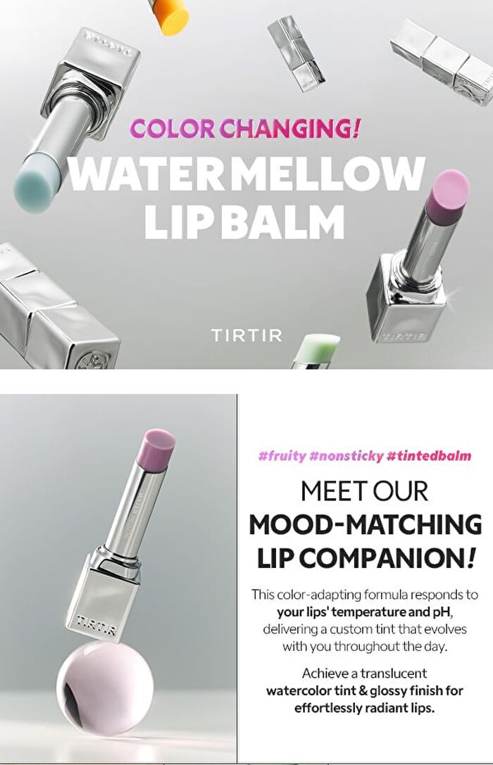 Water Mellow Lip Balm - 4 Colors - #02 Mauve Berry