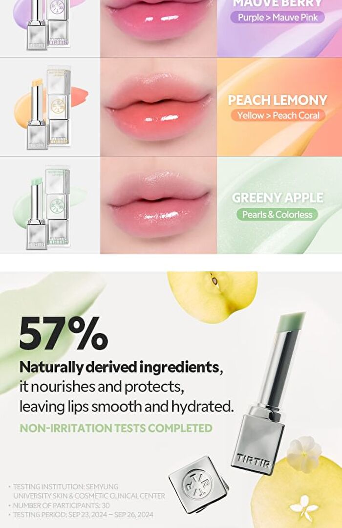 Water Mellow Lip Balm - 4 Colors - #03 Peach Lemony