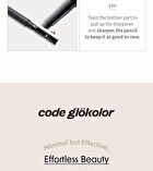 Code Glokolor Mono Brow Pencil Auto - 3 Colors - 2025 Version - #03 Natural Brown