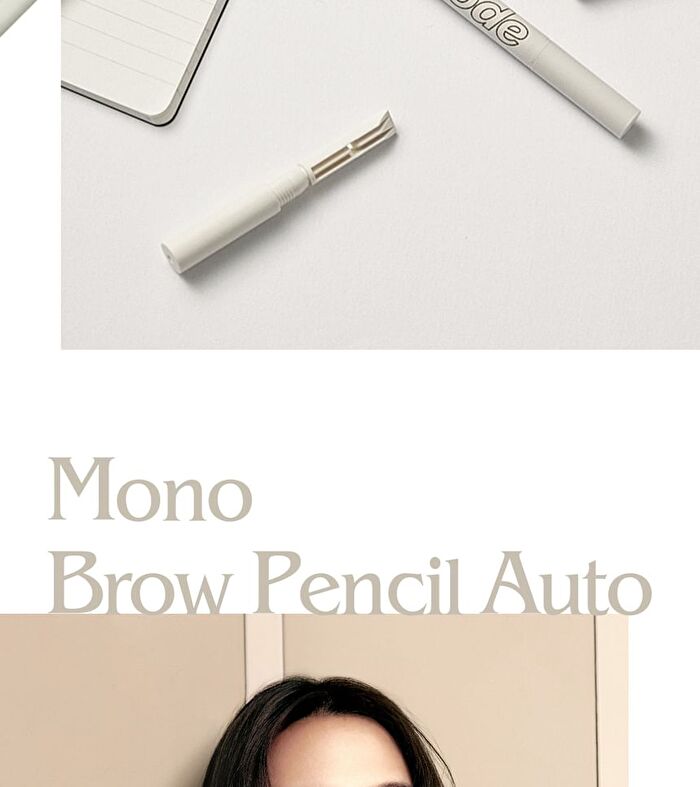 Code Glokolor Mono Brow Pencil Auto - 3 Colors - 2025 Version - #03 Natural Brown