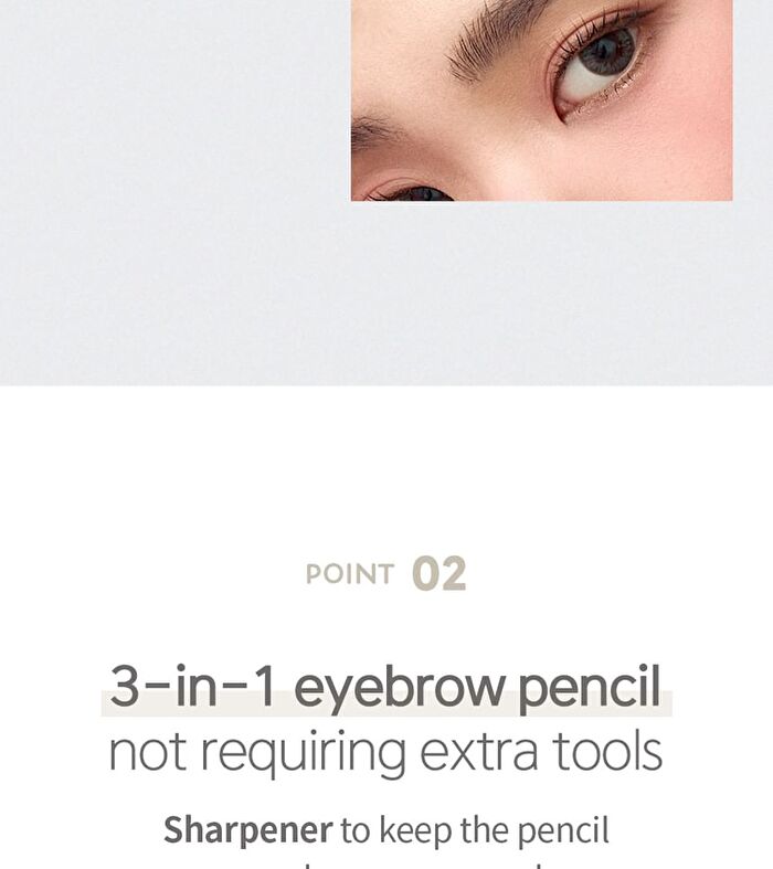 Code Glokolor Mono Brow Pencil Auto - 3 Colors - 2025 Version - #03 Natural Brown