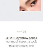 Code Glokolor Mono Brow Pencil Auto - 3 Colors - 2025 Version - #03 Natural Brown