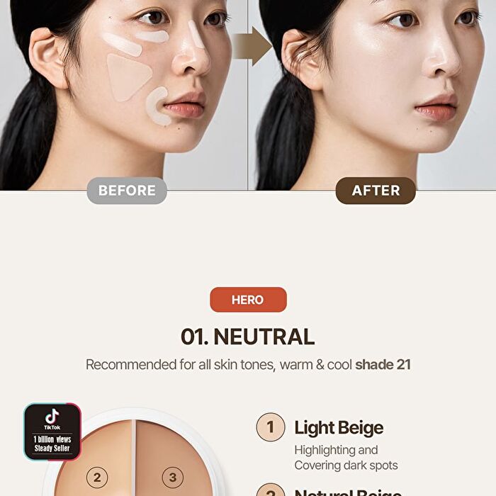 Tfit Cover Up Pro Concealer - 7 Types - #05 Deep
