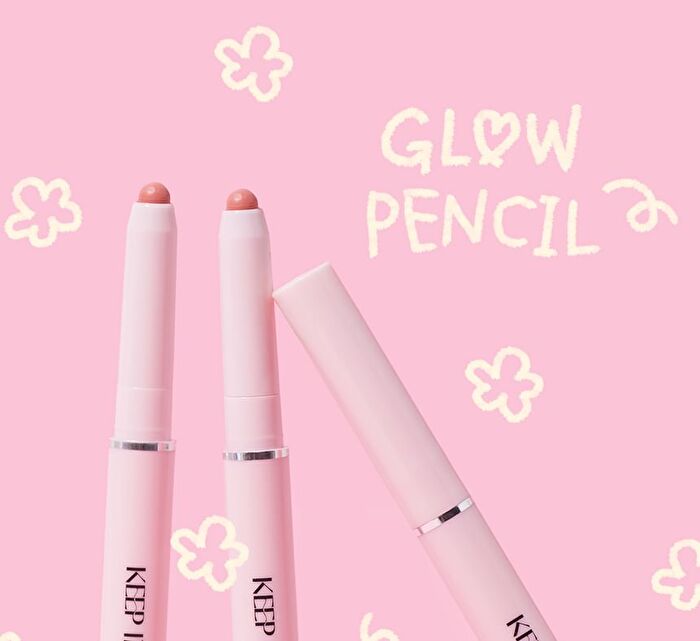 Glossy Lip Glow Pencil - 3 Colors - #02 Salmon Easy