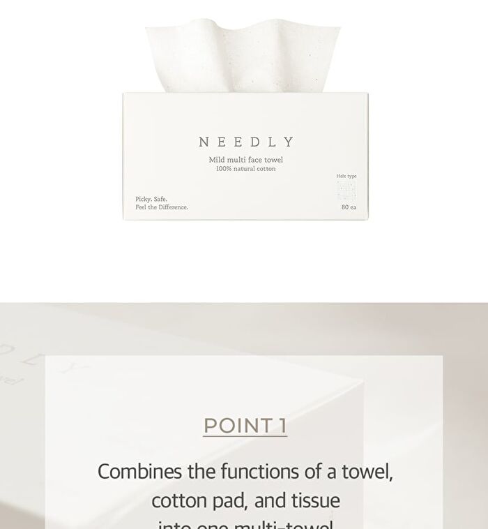 Mild Multi Face Towel - 80 pads