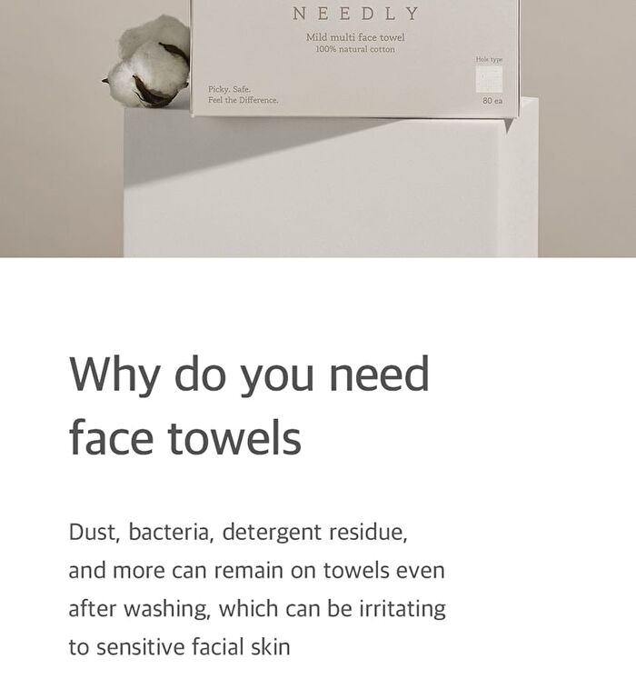 Mild Multi Face Towel - 80 pads