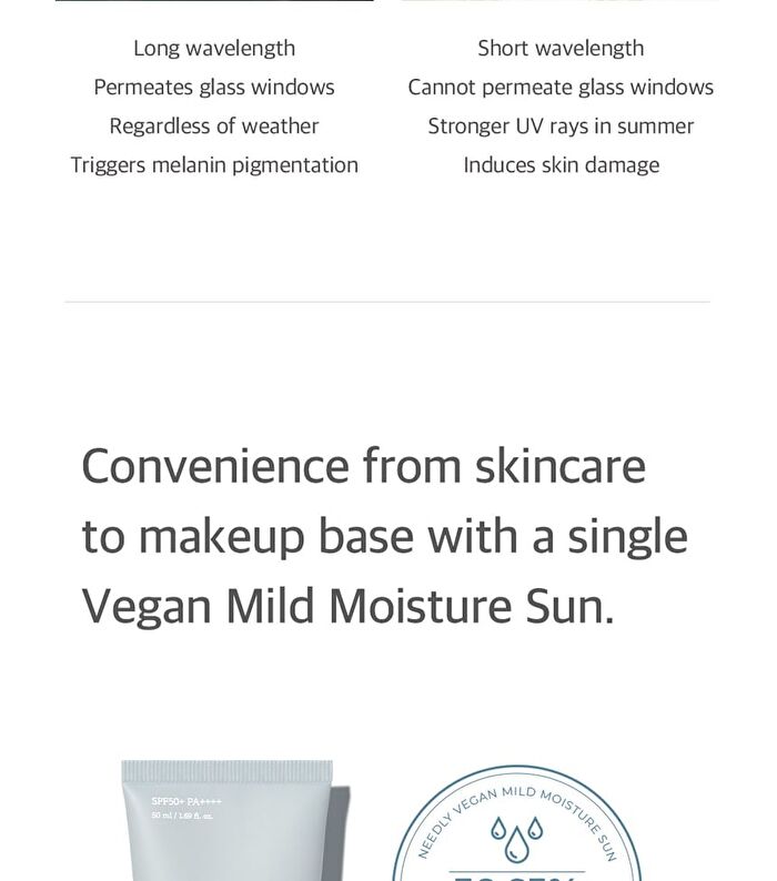 Vegan Mild Moisture Sun - 50ml
