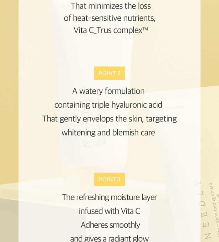 Vita C Glow Toning Cream - 50ml