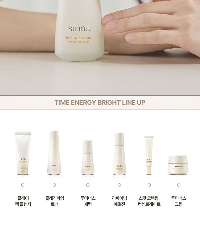 su:m37 Time Energy Bright Refining Emulsion - 120ml