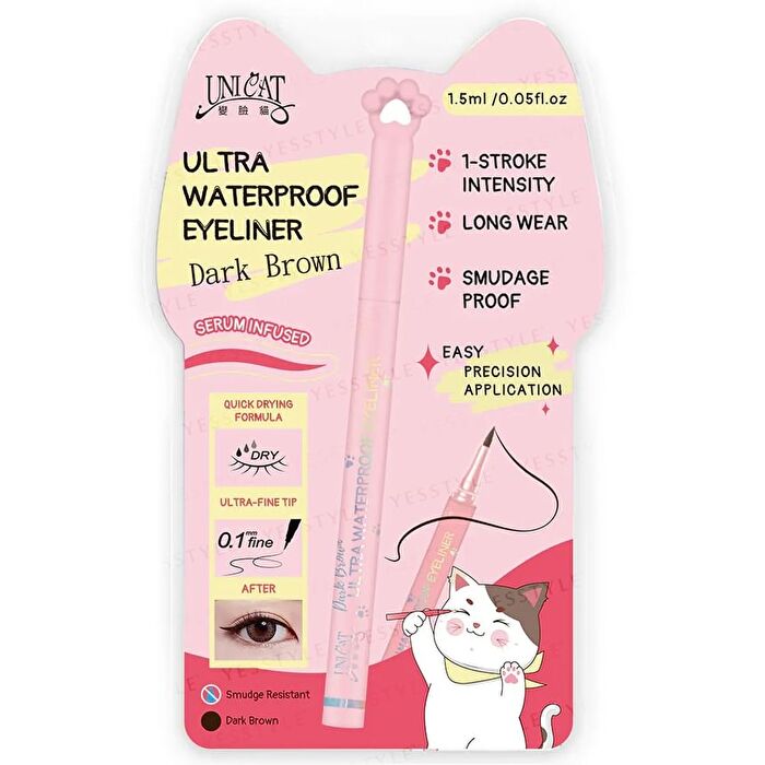Ultra Waterproof Eyeliner - Dark Brown