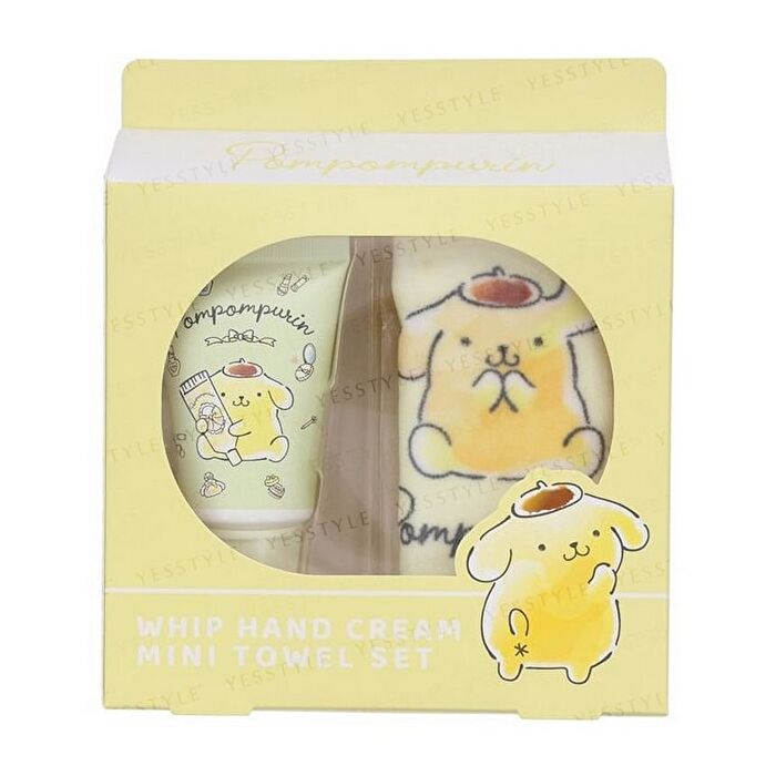 Sanrio Pompompurin Hand Cream & Towel Set - 1 set
