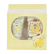Sanrio Pompompurin Hand Cream & Towel Set - 1 set