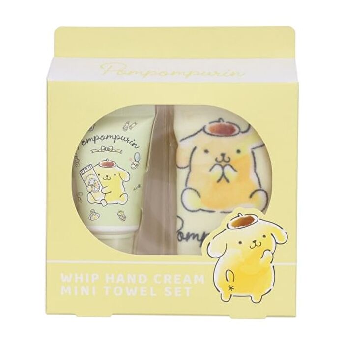 Sanrio Pompompurin Hand Cream & Towel Set - 1 set