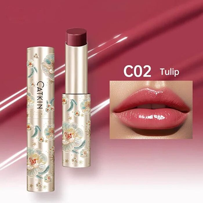 Catkin Glossy Lip Balm (C01- C03) - #C02 Tulip - 3.4g