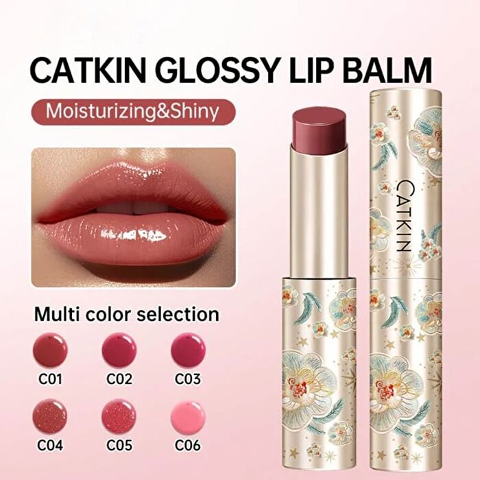 Catkin Glossy Lip Balm (C01- C03) - #C03 Violet - 3.4g