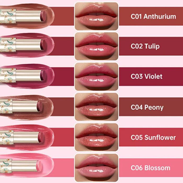 Catkin Glossy Lip Balm (C01- C03) - #C03 Violet - 3.4g