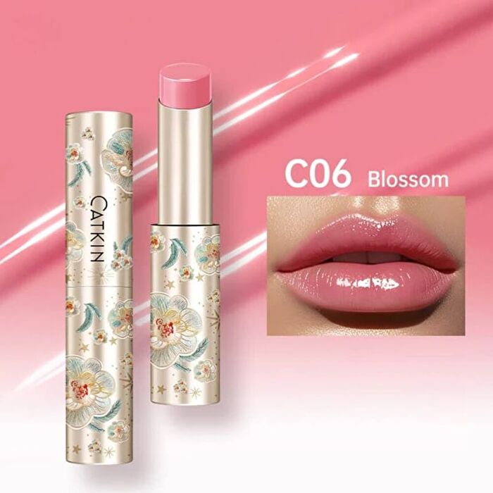 Catkin Glossy Lip Balm (C04- C06) - #C04 Peony - 3.4g