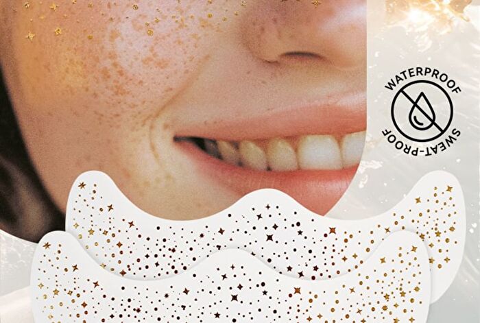 Mlsmile Set of 6: Freckle Glitter Tattoo Sticker Set - A - #A - 6pcs