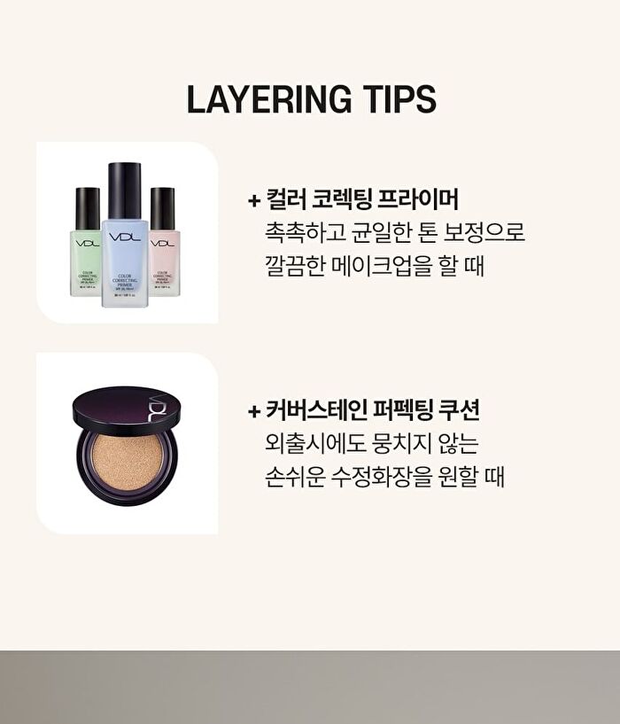 Vdl Cover Stain Perfecting Foundation - 5 Colors - 2025 Version - #M01