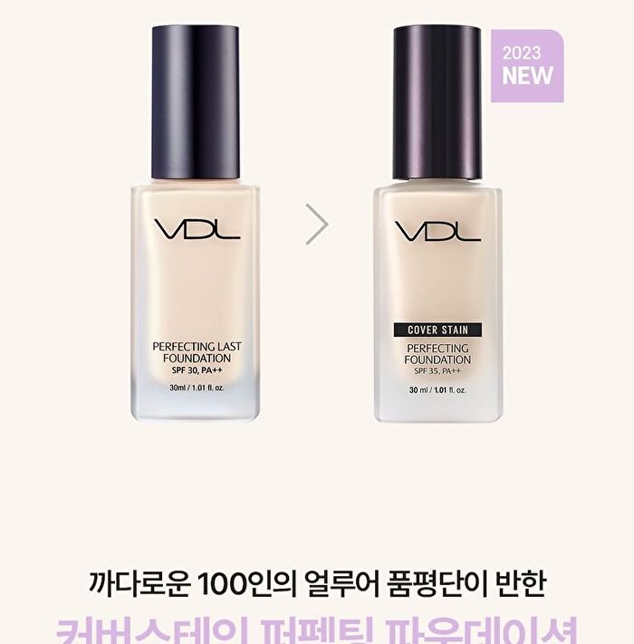 Vdl Cover Stain Perfecting Foundation - 5 Colors - 2025 Version - #A02
