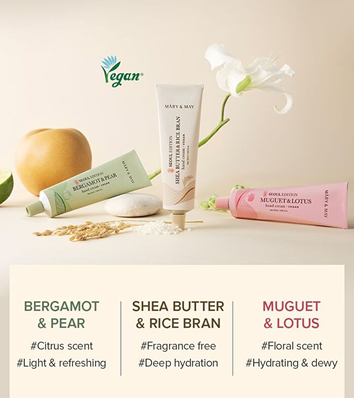 Shea Butter & Rice Bran Hand Cream - 50ml
