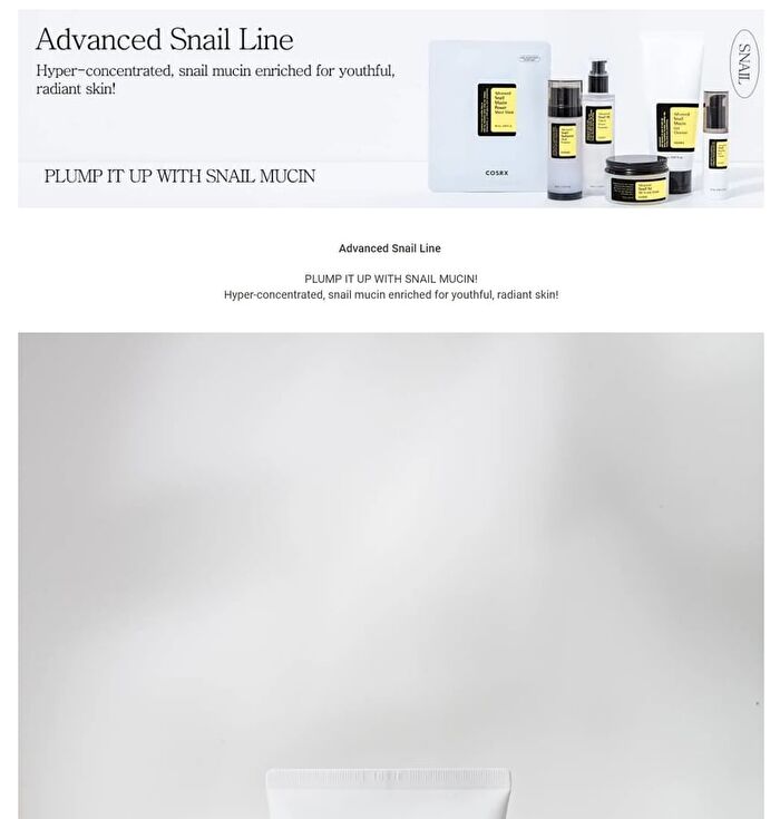 Cosrx Advanced Snail Mucin Gel Cleanser Mini - 50ml