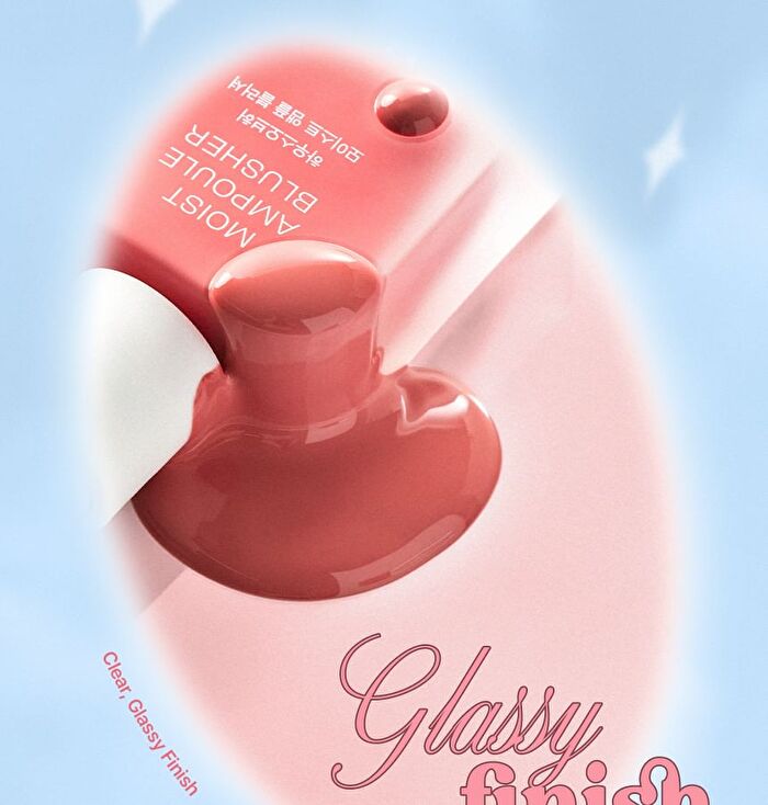 Moist Ampoule Blusher Mini - 9 Colors - #07 Pink Rosie