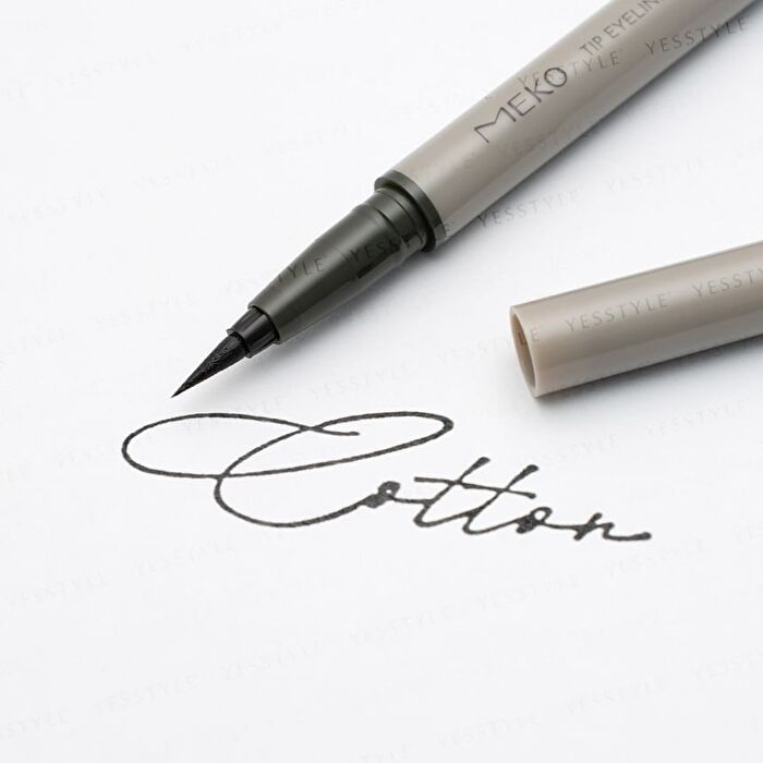 Cotton Velvety Tip Eyeliner Pen - 01 Black