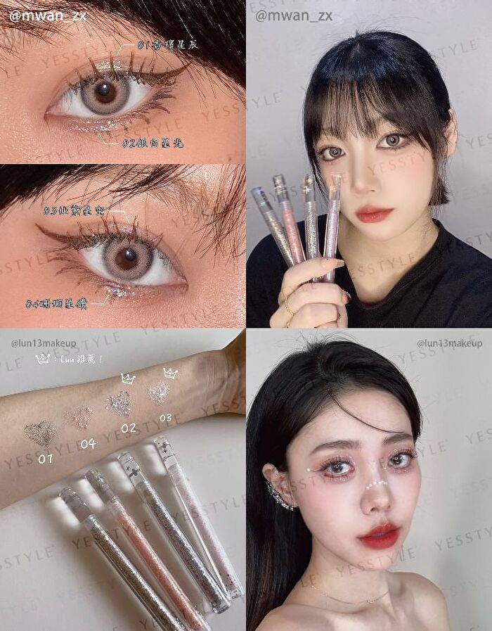 Twinkling Liquid Eyeshadow - 04 Coral Star Diamond