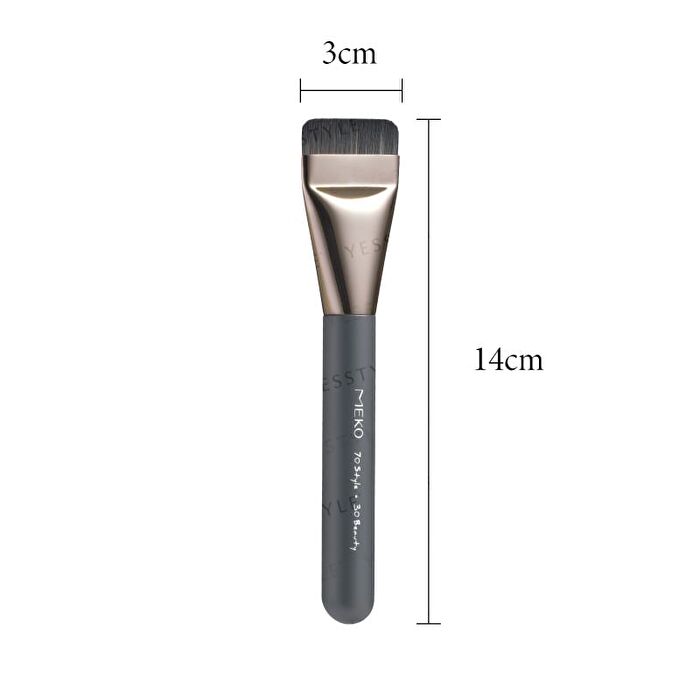Meko Yuansen Veganism Straight Blade Foundation Brush - 1 pc