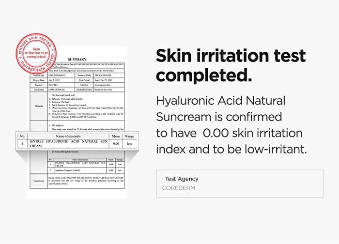 Hyaluronic Acid Natural Sun Cream - 2025 Version - 50ml