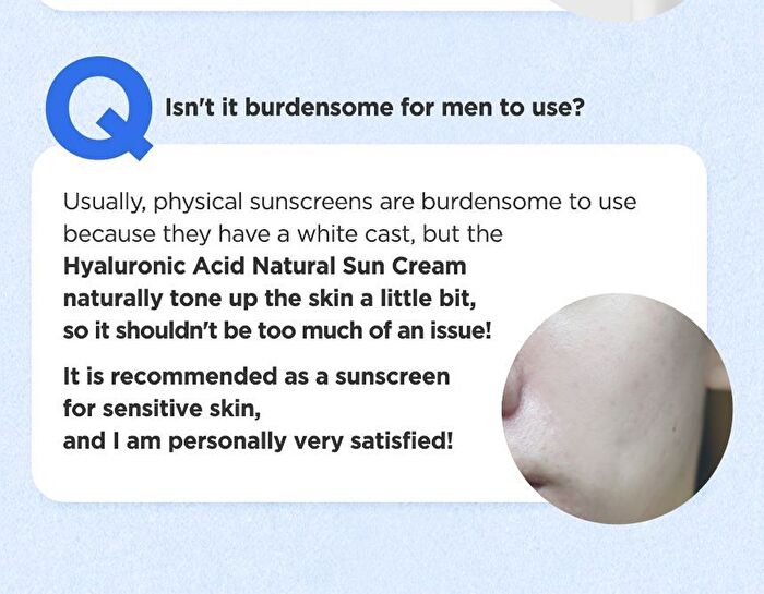Hyaluronic Acid Natural Sun Cream - 2025 Version - 50ml