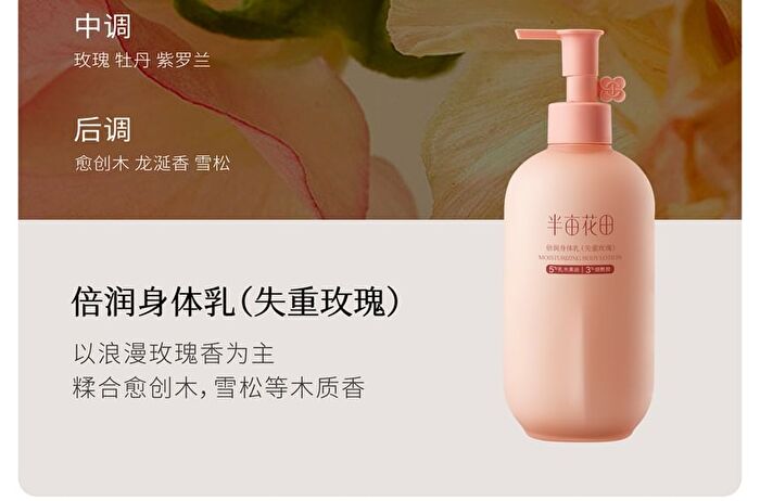 Little Dream Garden Moisturizing Body Lotion -  3 Types - #Rose - 60ml