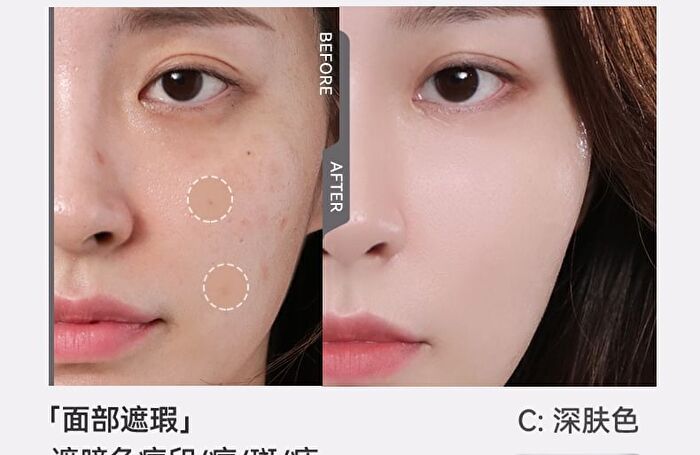 Glossy Flawless 3-Color Concealer - 2 Types - 02# For Natural Tone - 6.3g