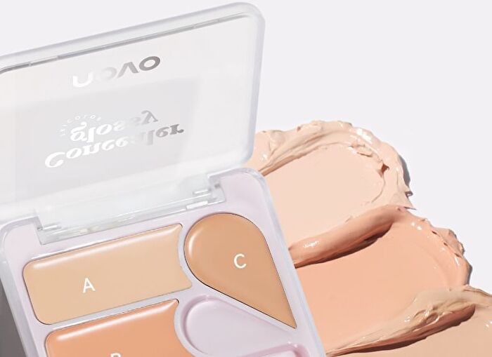 Glossy Flawless 3-Color Concealer - 2 Types - 02# For Natural Tone - 6.3g
