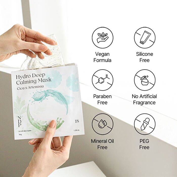 Ndp Cica Artemisia Hydro Deep Calming Gel Mask - 36g