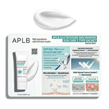 Aplb Glutathione Niacinamide Sun Care 1 Type Sachet - 1.5ml