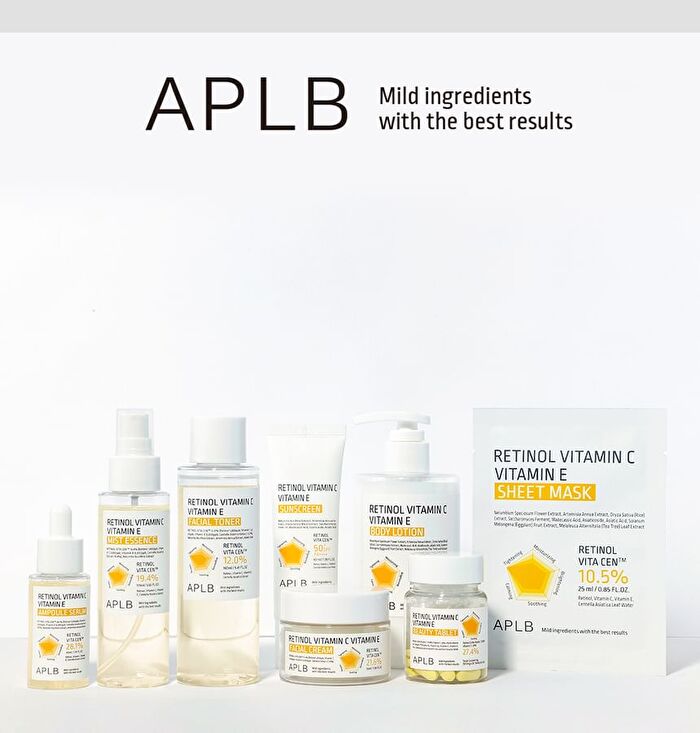 Aplb Retinol Vitamin C Vitamin E Sheet Mask - 25ml