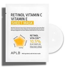 Aplb Retinol Vitamin C Vitamin E Sheet Mask - 25ml