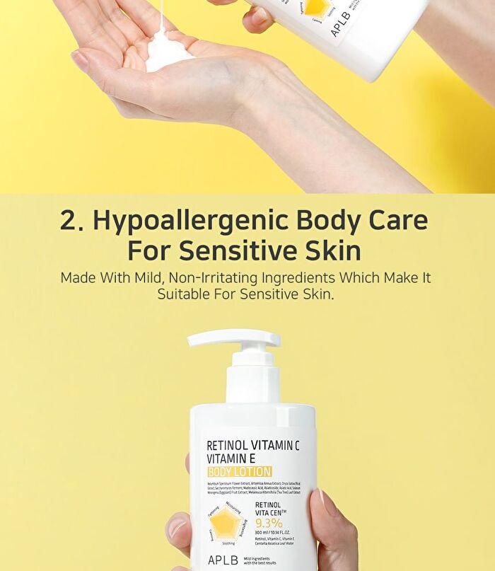 Aplb Retinol Vitamin C Vitamin E Body Lotion - 300ml