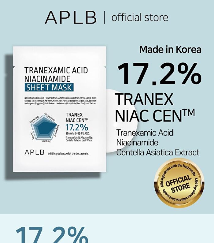 Aplb Tranexamic Acid Niacinamide Sheet Mask - 25ml