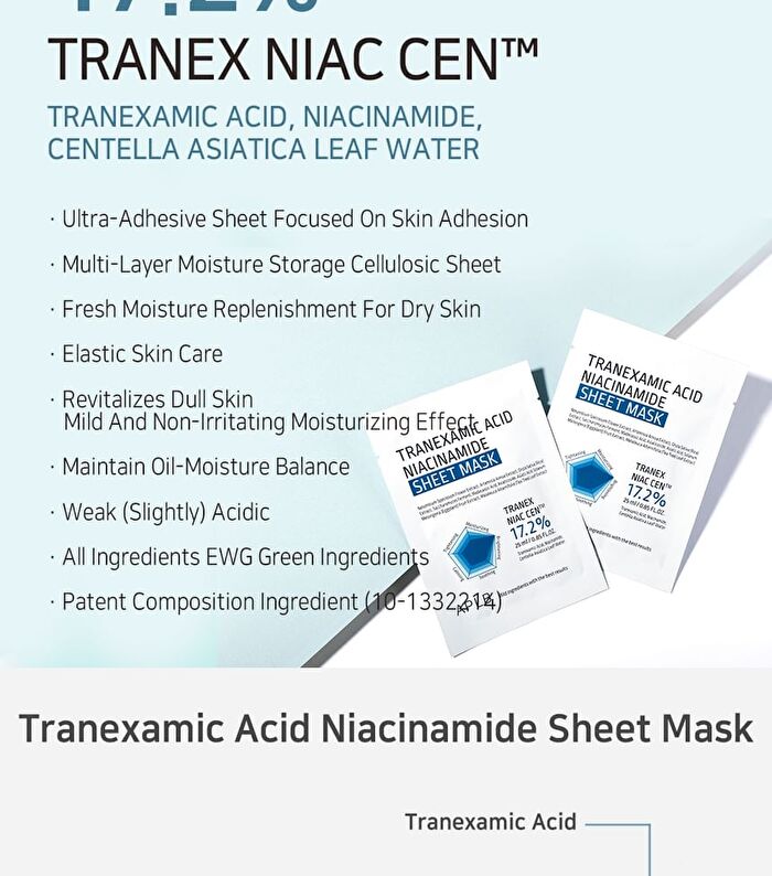 Aplb Tranexamic Acid Niacinamide Sheet Mask - 25ml
