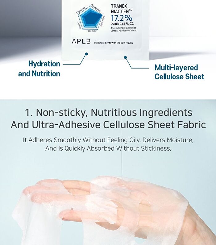 Aplb Tranexamic Acid Niacinamide Sheet Mask - 25ml