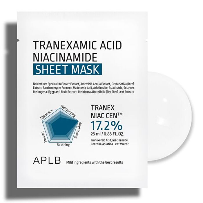 Aplb Tranexamic Acid Niacinamide Sheet Mask - 25ml
