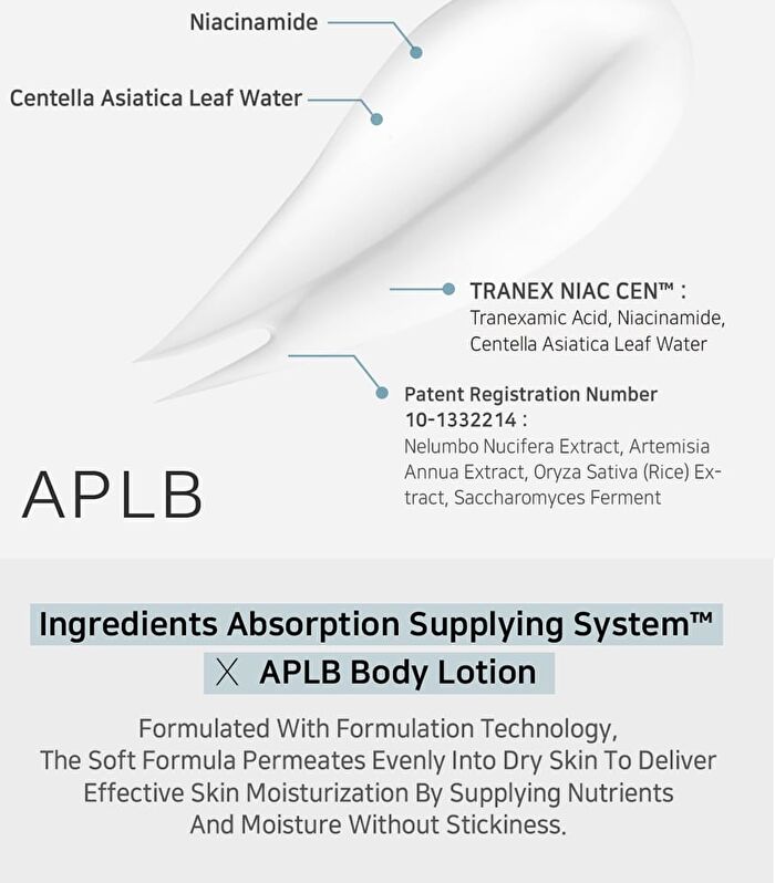 Aplb Tranexamic Acid Niacinamide Body Lotion - 300ml
