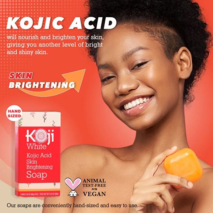 Kojic Acid Skin Brightening Soap - 80g x 2