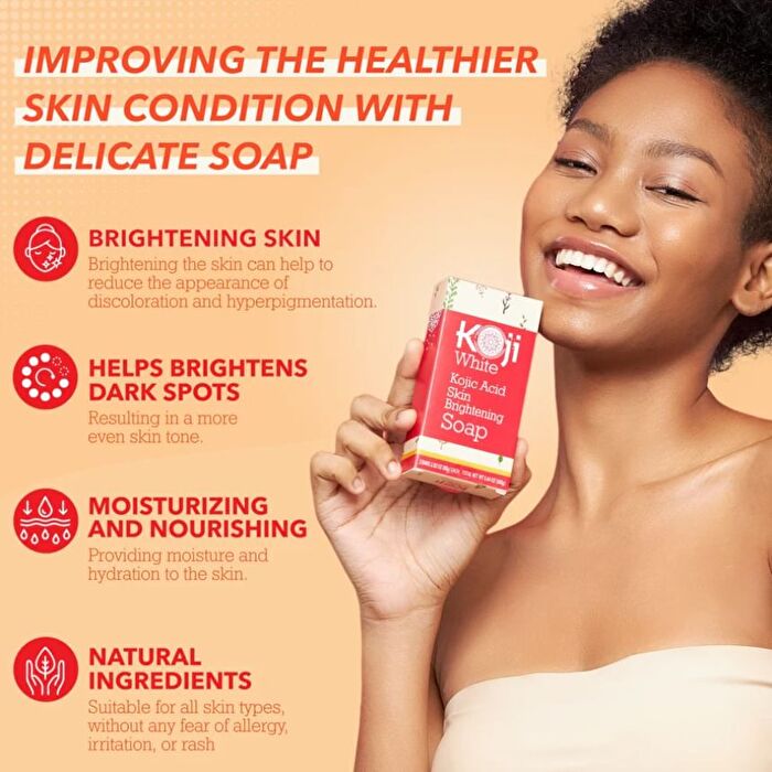Kojic Acid Skin Brightening Soap - 80g x 2