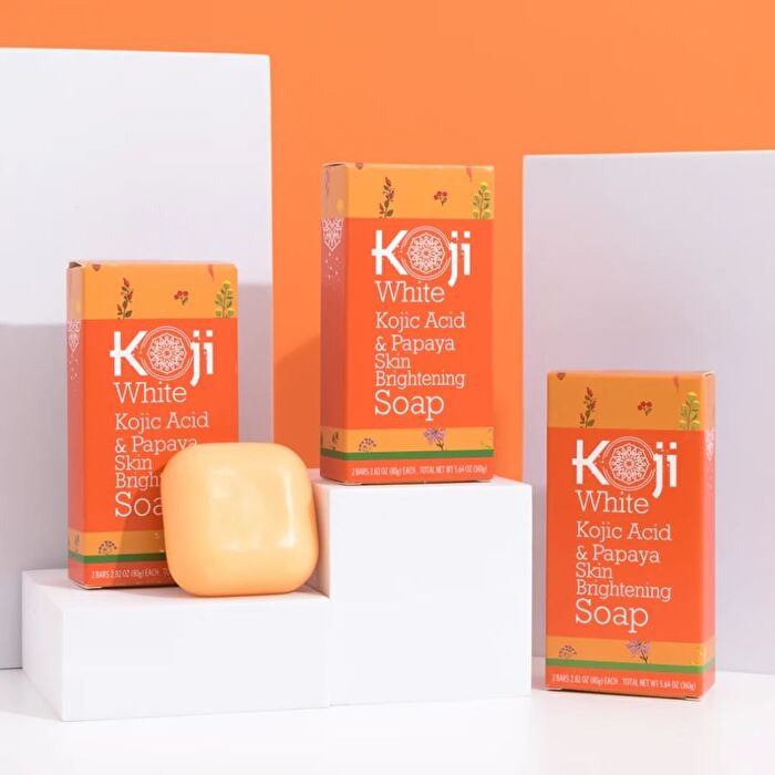 Kojic Acid & Papaya Skin Brightening Soap - 80g x 2