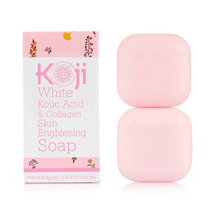 Kojic Acid & Collagen Skin Brightening Soap - 80g x 2