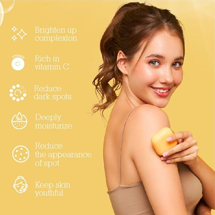 Kojic Acid & Vitamin C Skin Brightening Soap - 80g x 2